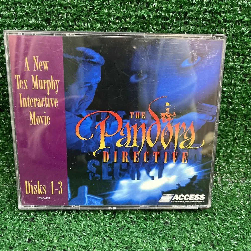 The Pandora‎ Directive PC Video Game Vintage 1996 Tex Murphy 90's Disks 1-6